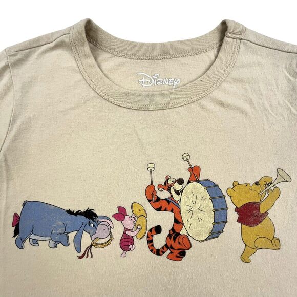 Disney's Winnie The Pooh Marching Band Tshirt Adult XS Pooh Tigger Piglet Eeyore - Picture 1 of 8